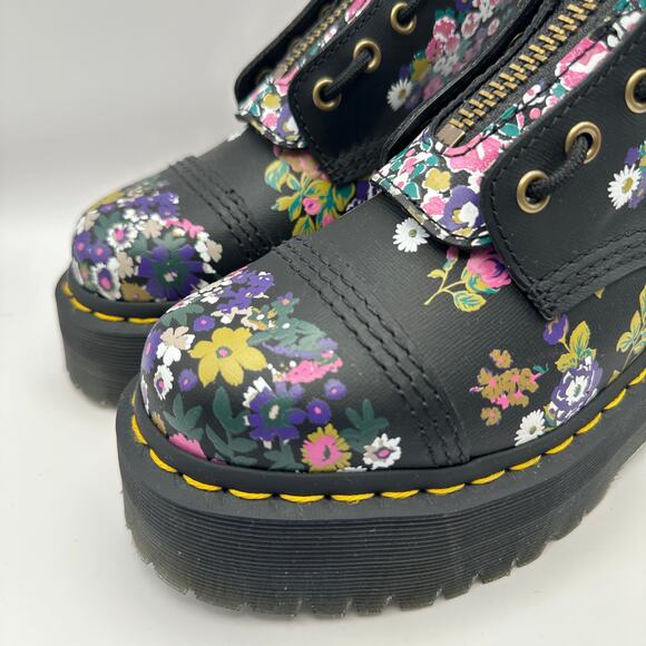 DR MARTENS Women's 6 SINCLAIR HI Floral Boot - Picture 3 of 9